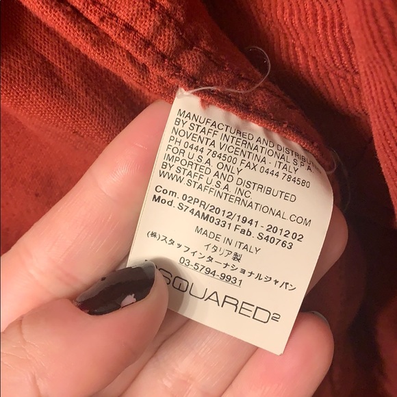 DSquared red jacket - Picture 4 of 5